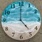 Beach Clock Without Shells, Coastal Boho Chic Nautical Shore Decor Home House Gift Retired Ocean Lover Mom Grandma Aunt Sister New Jersey product 7